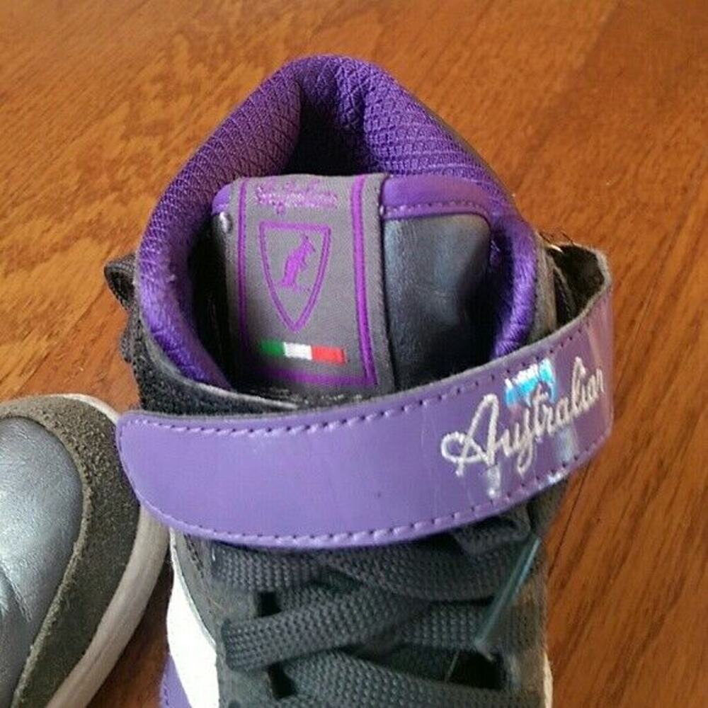 Australian Sneakers - Grey, Purple, White - Size 5 - Picture 4 of 8